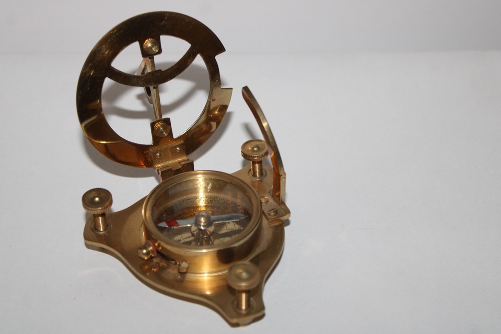 West London Sundial Compass Solid Brass