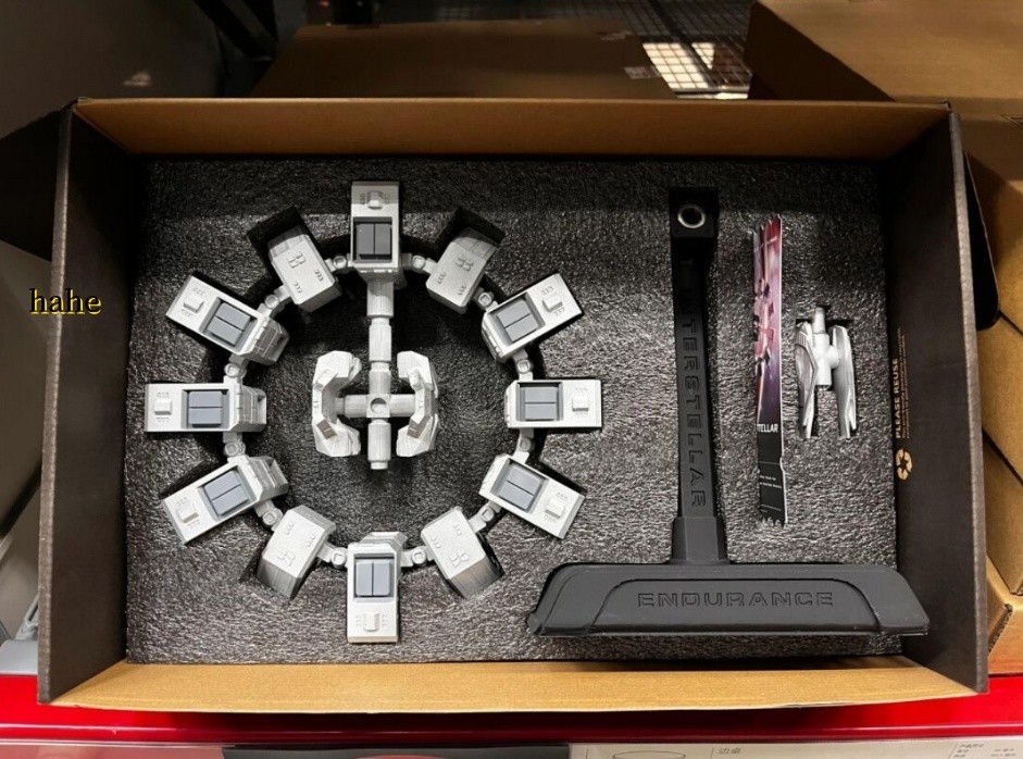 Interstellar Endurance Space Station Rotatable Model Ornament 3D Printed Model