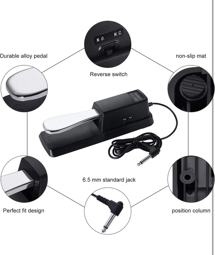 MIMIDI Sustain Pedal for Keyboard