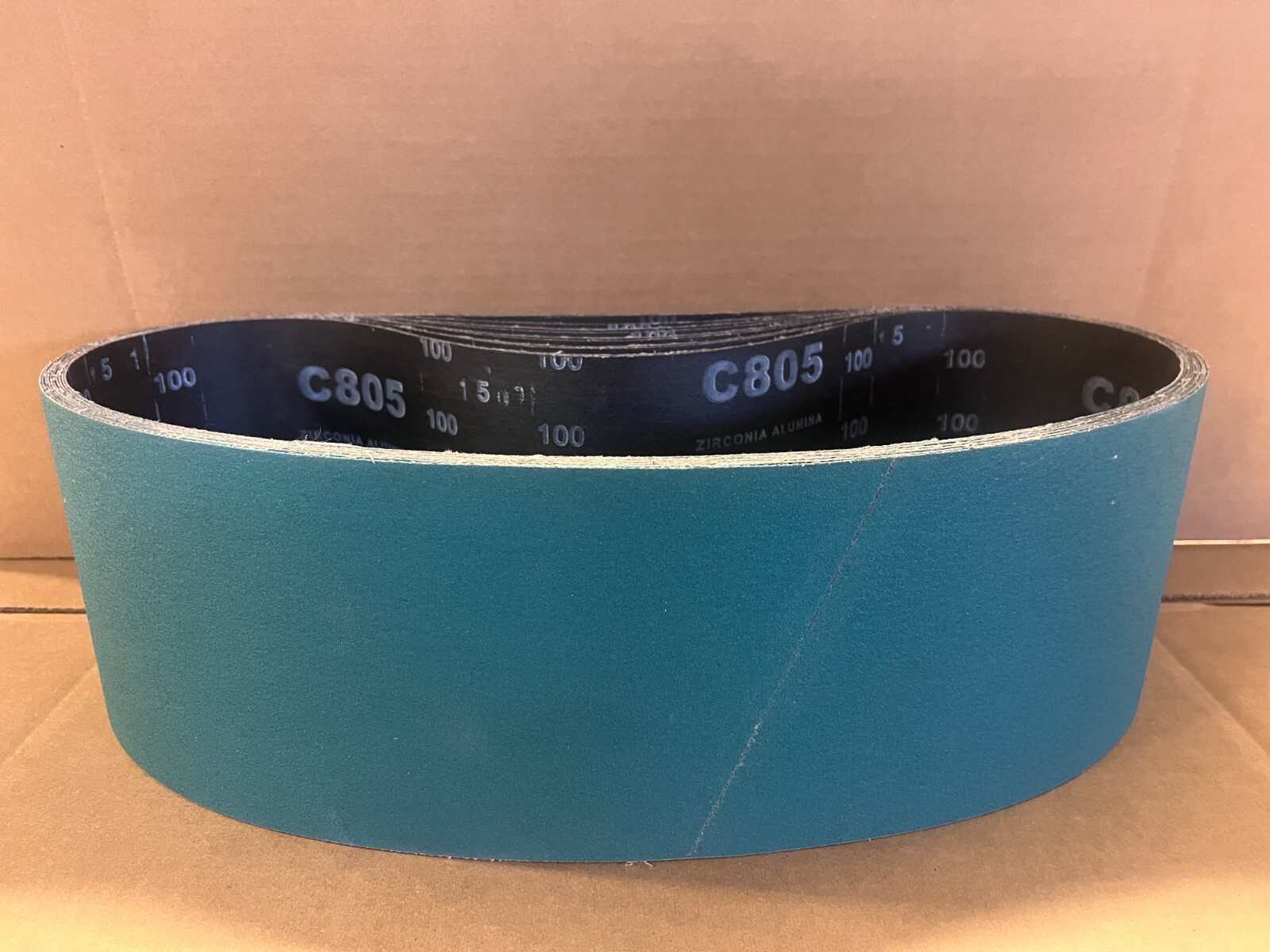 4" X 36" PREMIUM GREEN ZIRCONIA SANDING BELTS, 40,50,60,80,100,120 GRITS 10 PACK