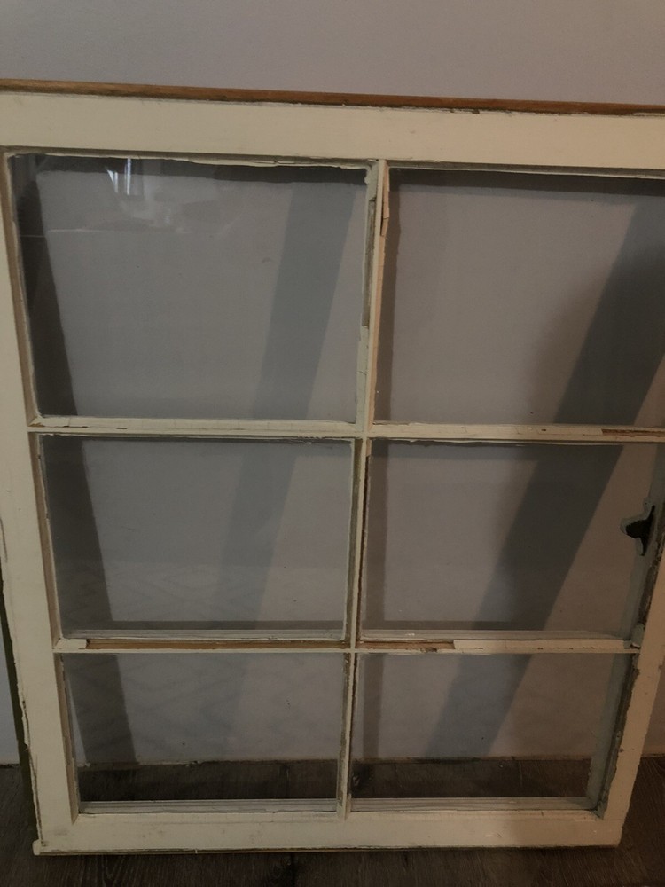 antique window glass panes
