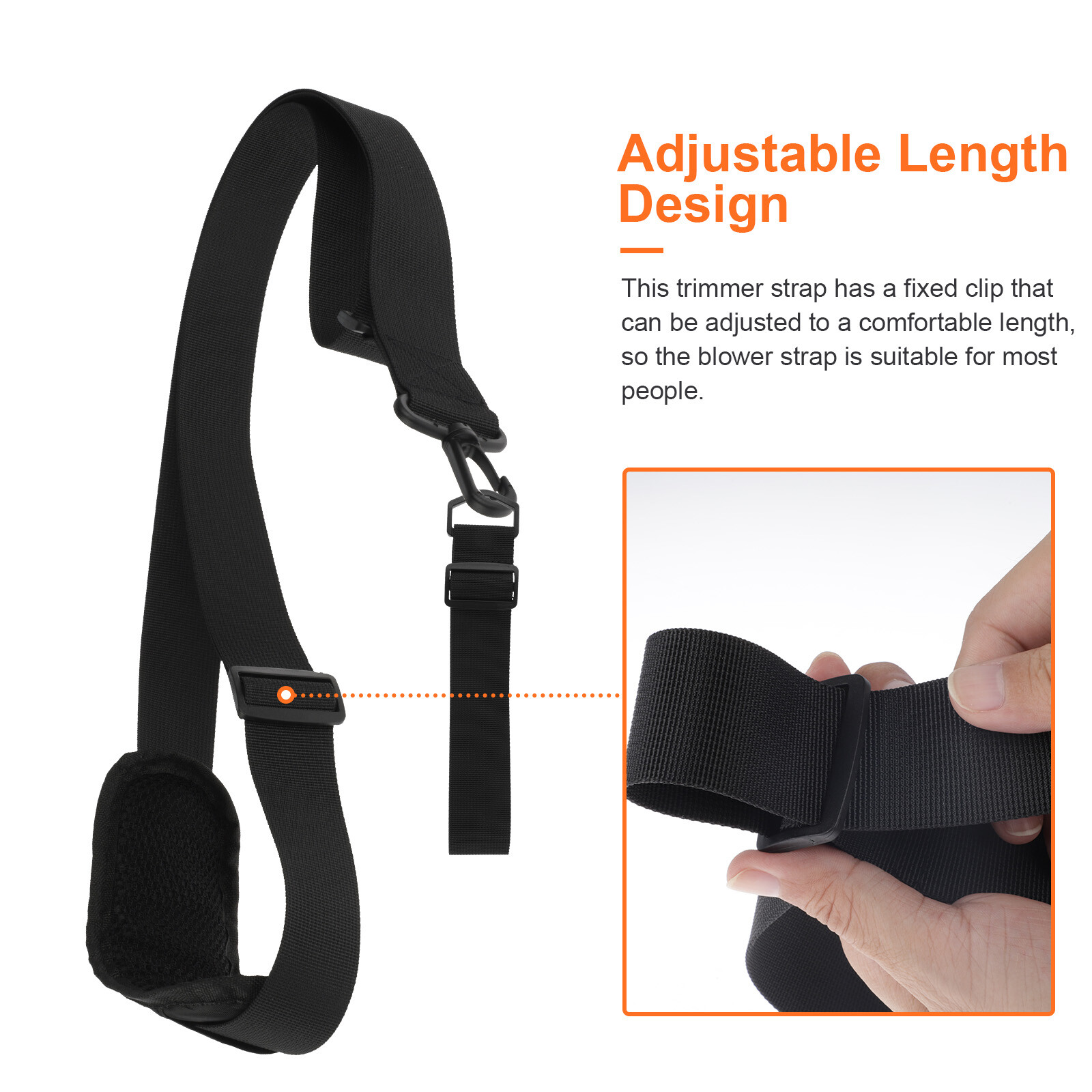 Universal Trimmer Shoulder Strap Harness Weed Eater Grass Edger Lawn Adjustable
