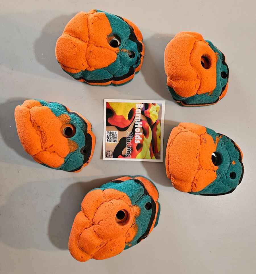 CUSTOM Rock Climbing Hold set Made to Order, Shellback Deep Jugs Unique Pour Set