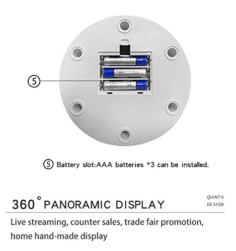 Electric Motorized Rotating Display Stand for Photography Product Display