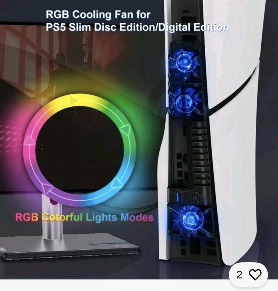 Cooling Fan for PS5 Console, Gaming Accessories