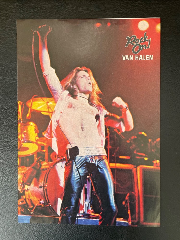 Van Halen 1978 David Lee Roth Queen Original Japanese Clipping 1 Available