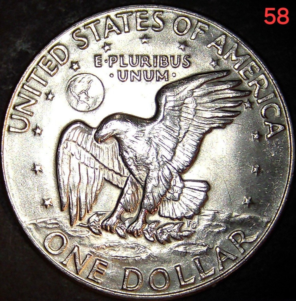 💥💥1978 D ERROR "Ike" Eisenhower $1 Almost Uncirculated💥💥