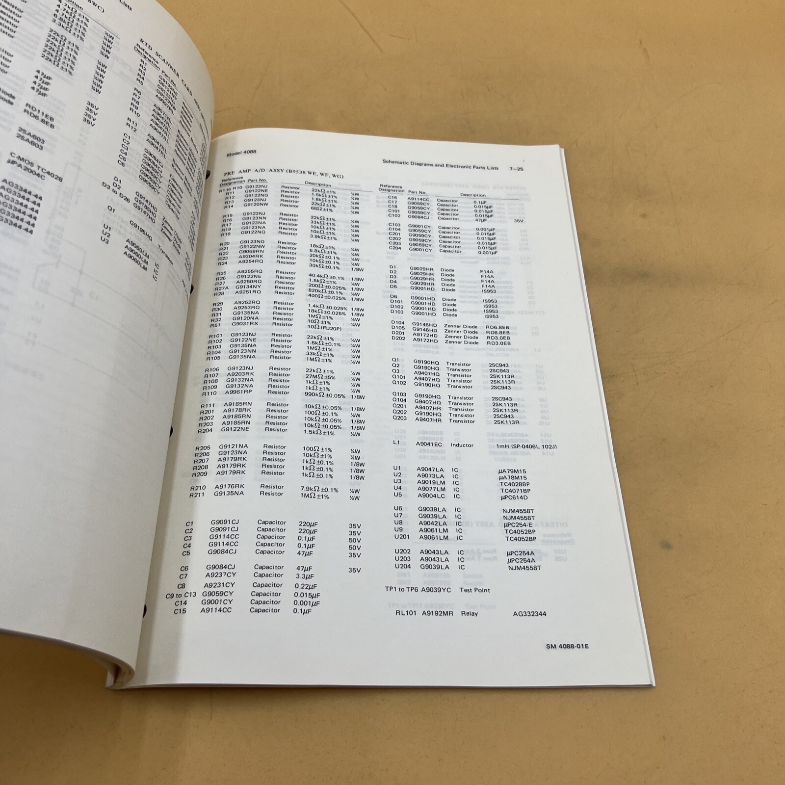 YEW ER250 (MODEL 4088) HYBRID RECORDER INSTRUCTION MANUAL GUIDE BOOK