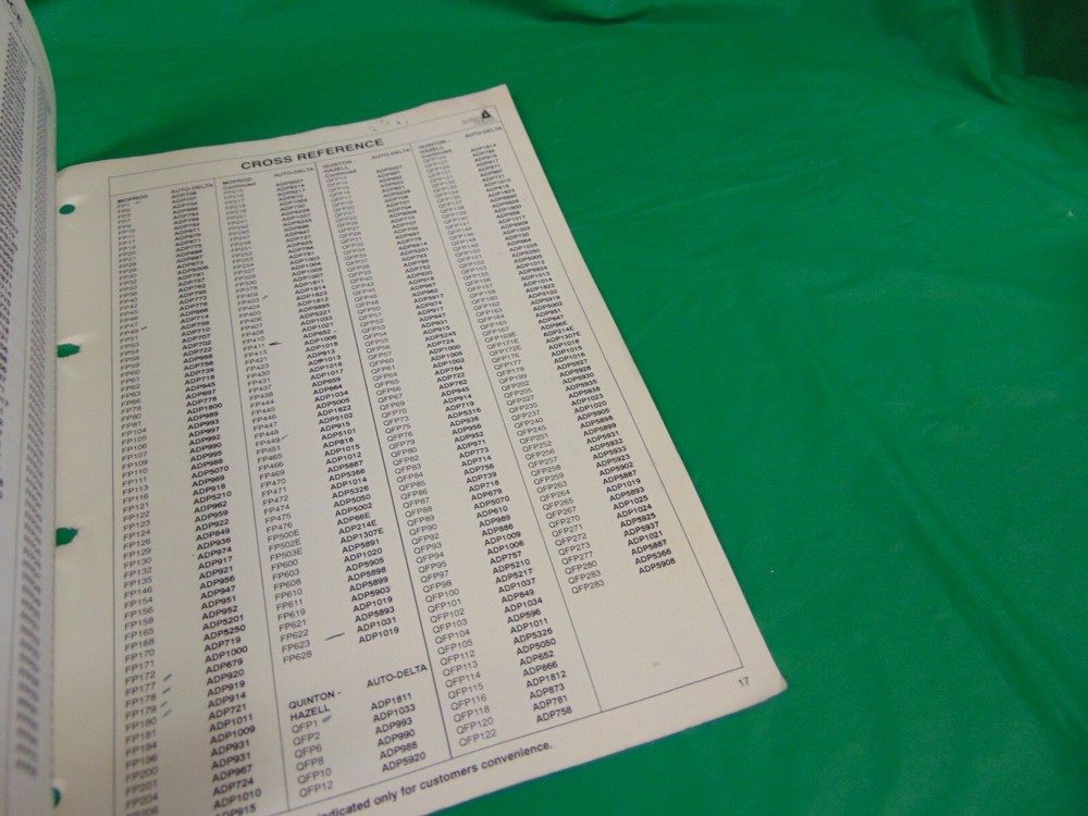 AUTO DELTA FUEL PUMP CATALOGUE 1997