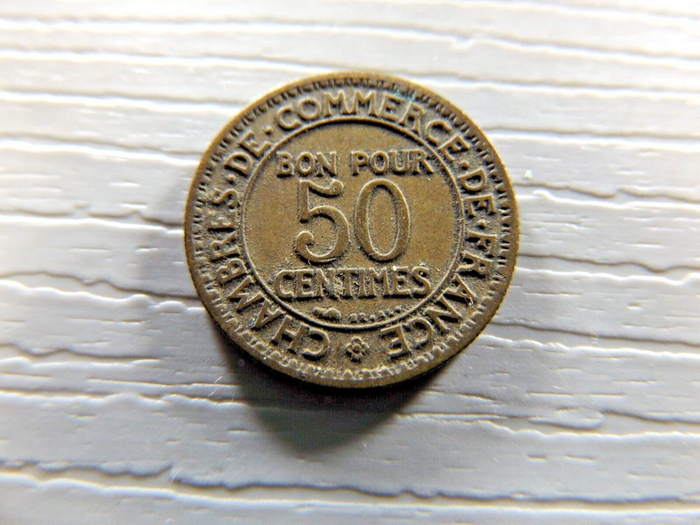 FRANCE 1924 50 Centimes