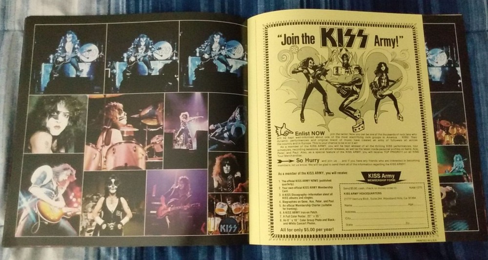 KISS 1ST TOUR BOOK 50th Anniversary edition