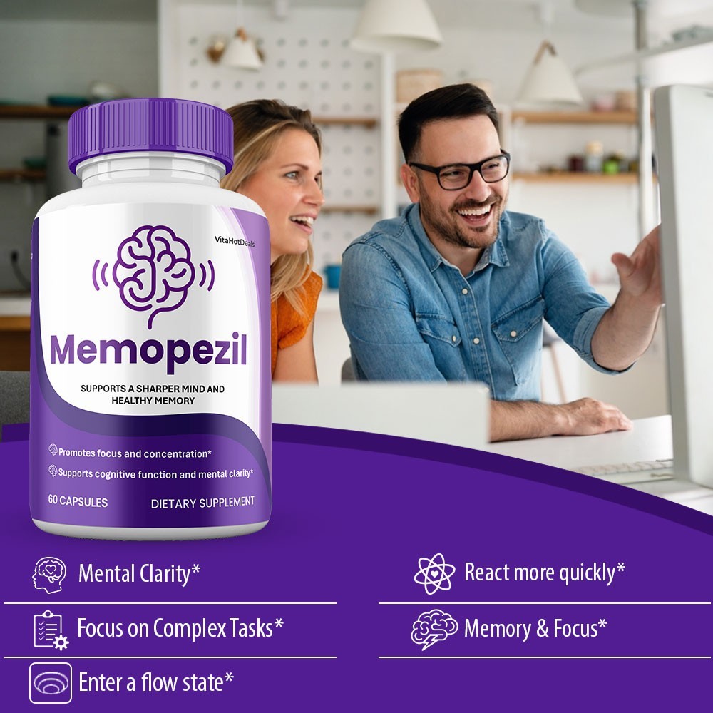 Memopezil Capsules, Max Strength, Memo Pezil for Clarity and Health (10 Pack)
