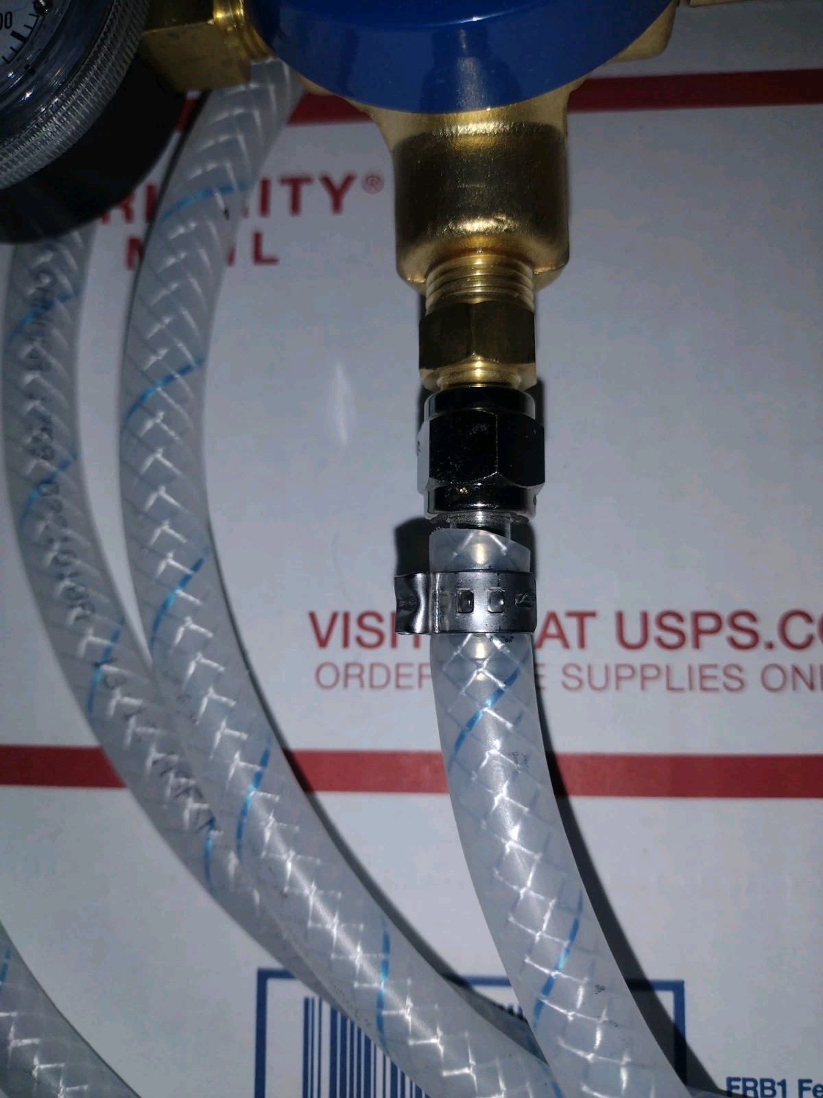 Primary High Pressure CO2 Soda/Beer Regulator 0-160 Supply W/Hose Attached