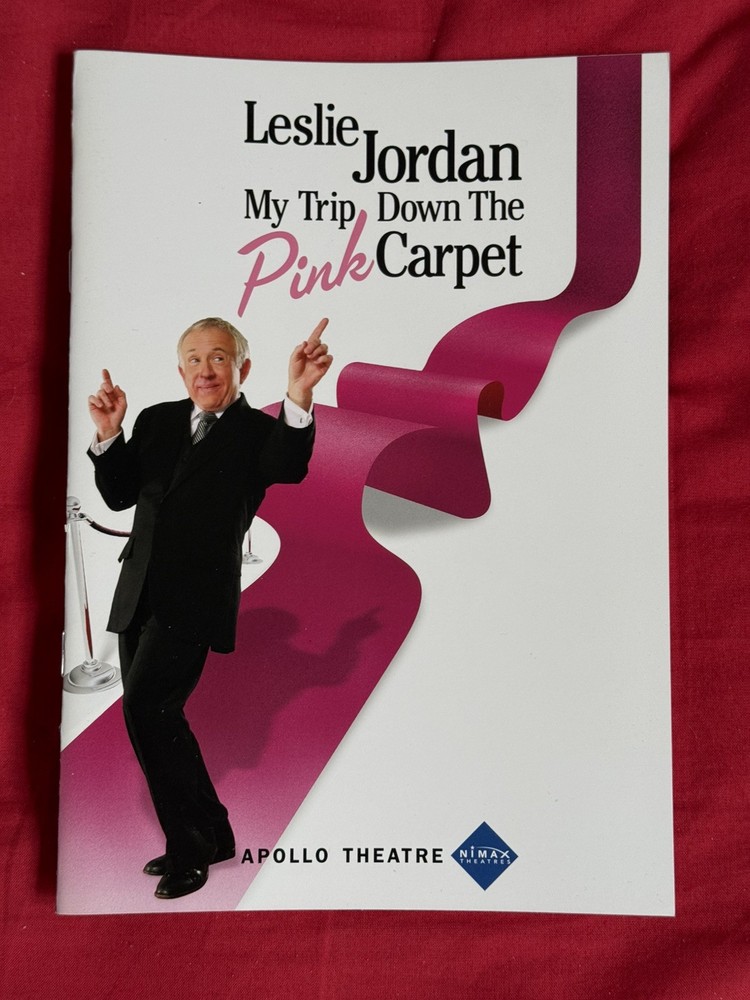 LESLE JORDAN Theatre Programme. Will and Grace