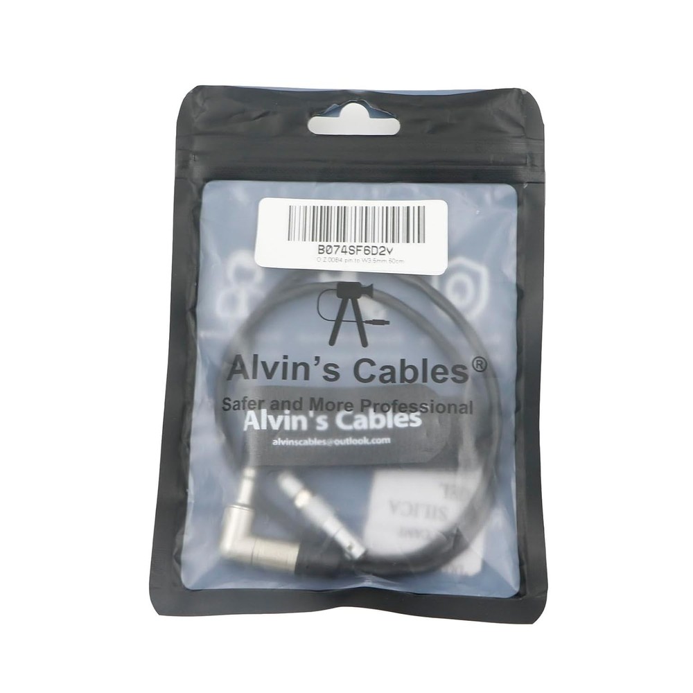Alvin's Cables Easync Sync Time Code Cable for RED Epic 4 Pin Male to 3.5MM TRS