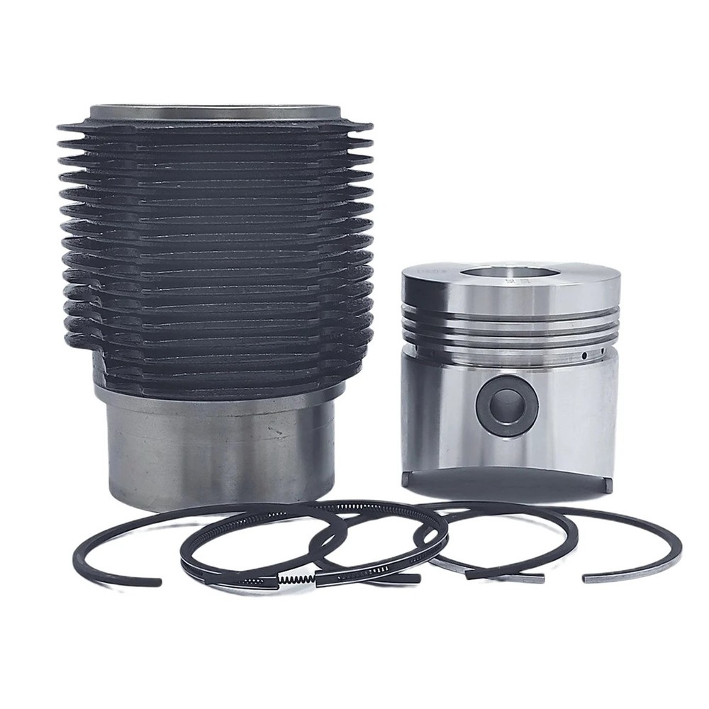 Piston set (piston + piston ring set + cylinder liner): suitable for Ruggerini