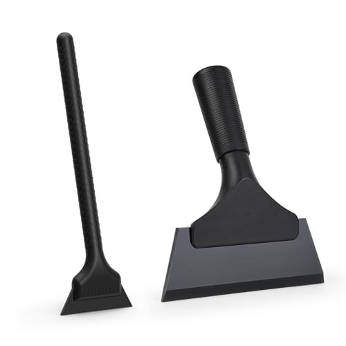Window Tint Tool Mini Quarter Window Squeegee Small Rubber Scraper Kit for