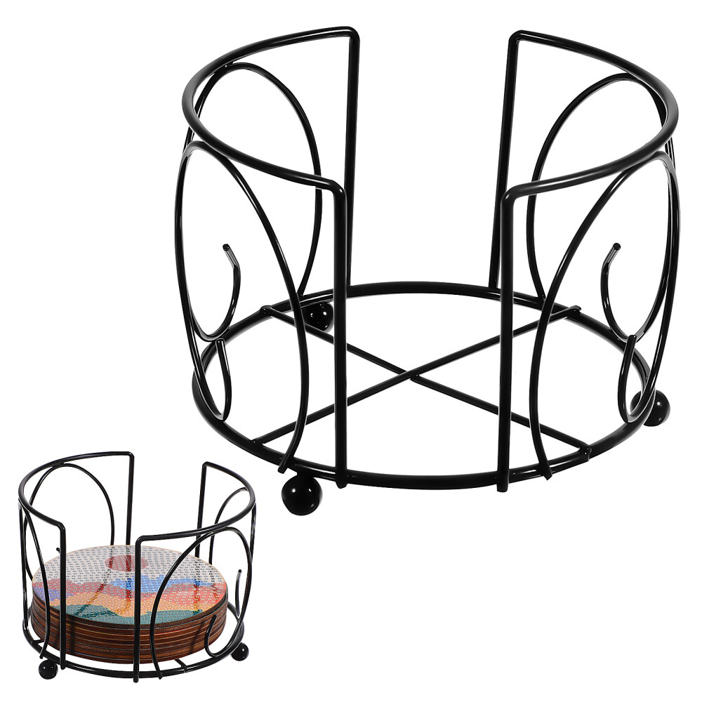 Iron Coaster Holder Iron Frame Coaster Holders Without Coasters Display Stand