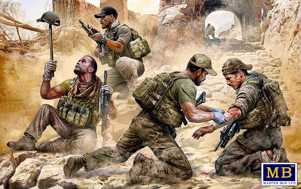 Master Box 35207 Danger Close. Special Operations Team, Present Day 1/35
