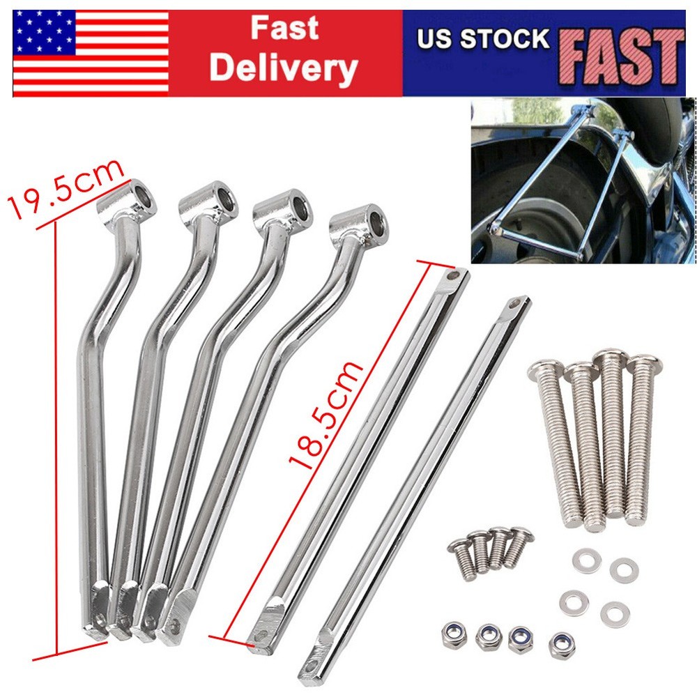 Motorcycle Refit Saddlebag Support Bar Bracket Guard For Harley Cruiser Chopper