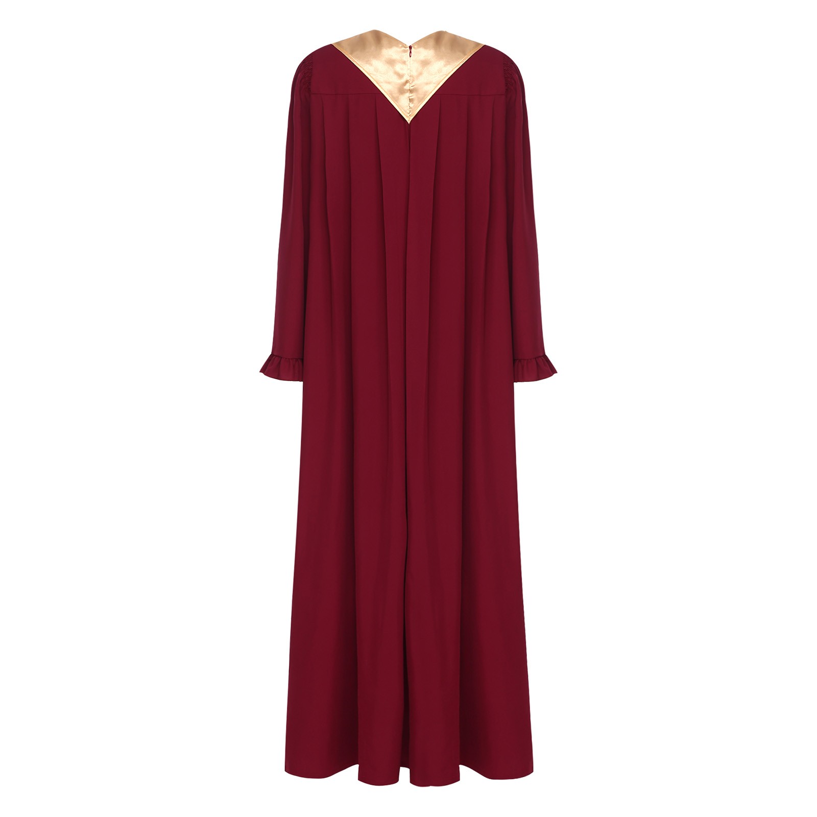 Womens Costume Clergy Long Robe Pastor Event Sash Church Holiday Dance Stage