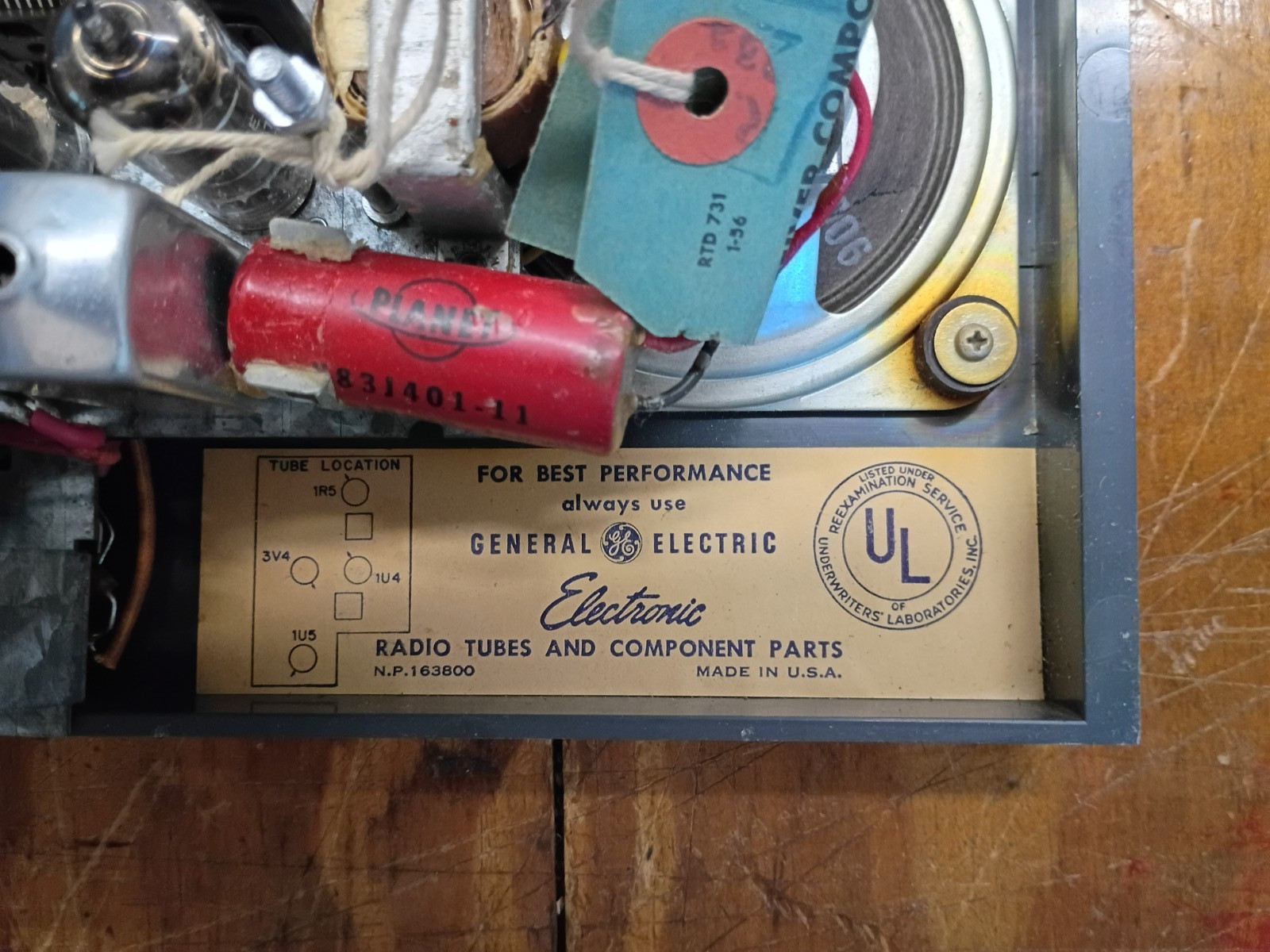 ✨RARE 1955 General Electric Model 680 Convertible Clock Radio - Parts Restore ✨