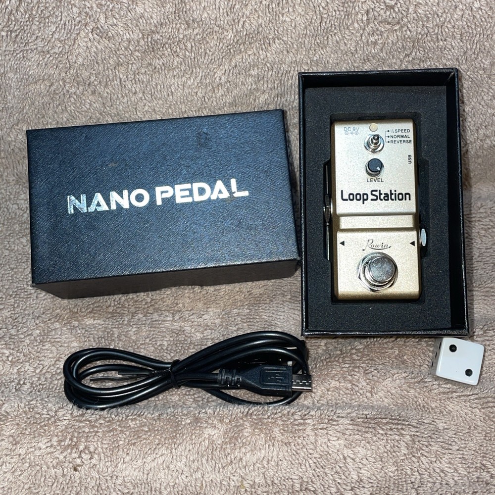 Rowin / Nano Loop Station Effect Pedal with Reverse and 1/2 Speed Function