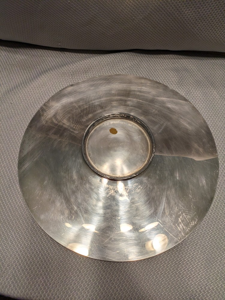 VTG 11“ Silverplate Round Serving Tray,Rogers & Bro #2321
