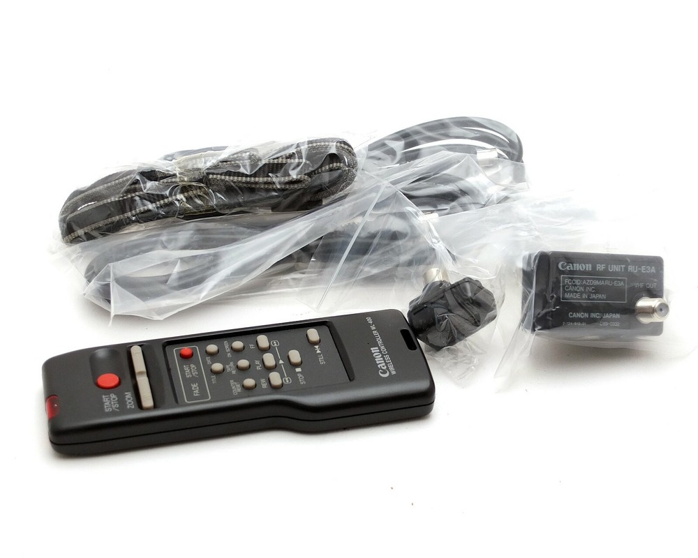 Canon WL-400 RF Unit RU-E3A Coaxial Cables Camcorder Accessory