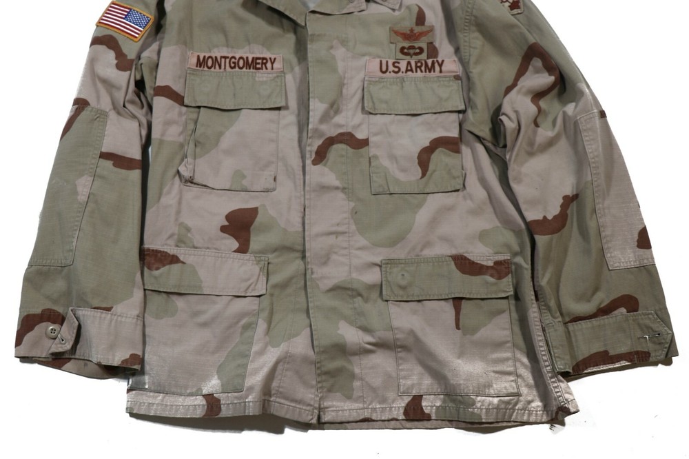 Original US Army 4th Infantry Div DCU Jacket Shirt Large Regular