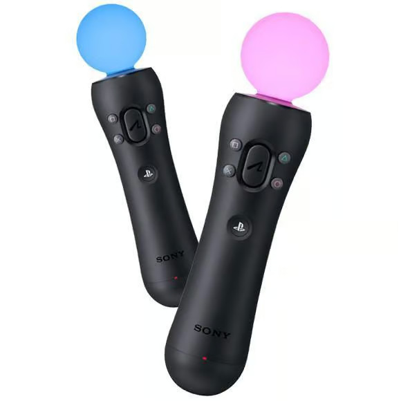 Genuine Sony PlayStation Move Motion Controllers - Two 2-Pack (for PS4 / PS VR)