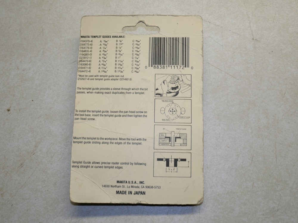 Makita Template Guide 164775-6