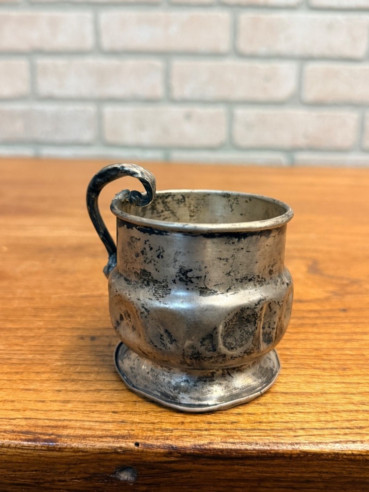 Solid Sterling .925 Scrap Child's Cup - 2.26 Troy Oz