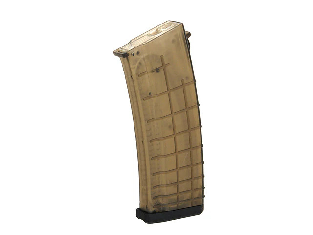 AK74 150 Round Mid Cap Magazine, Transparent