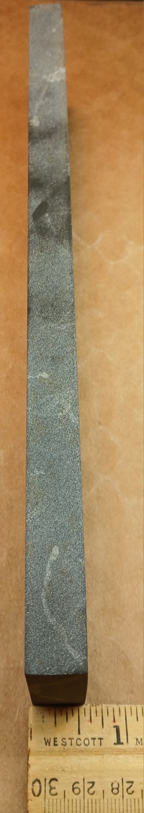 10"x 2"x 1/2" Black Hard Arkansas Oilstone, Whetstone, Knife Sharpening Stone