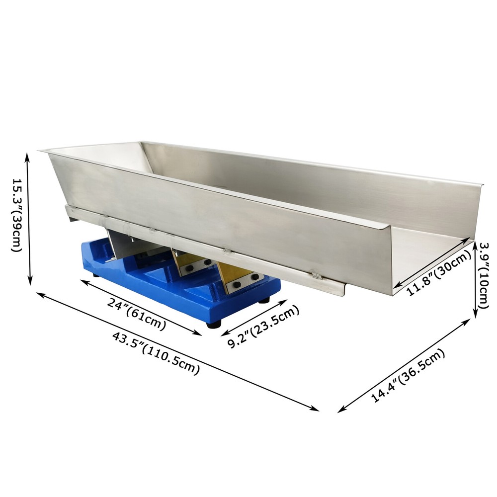 Vibration Feeder with Controller Small Electromagnetic Conveyor 110V GZV-8 Model
