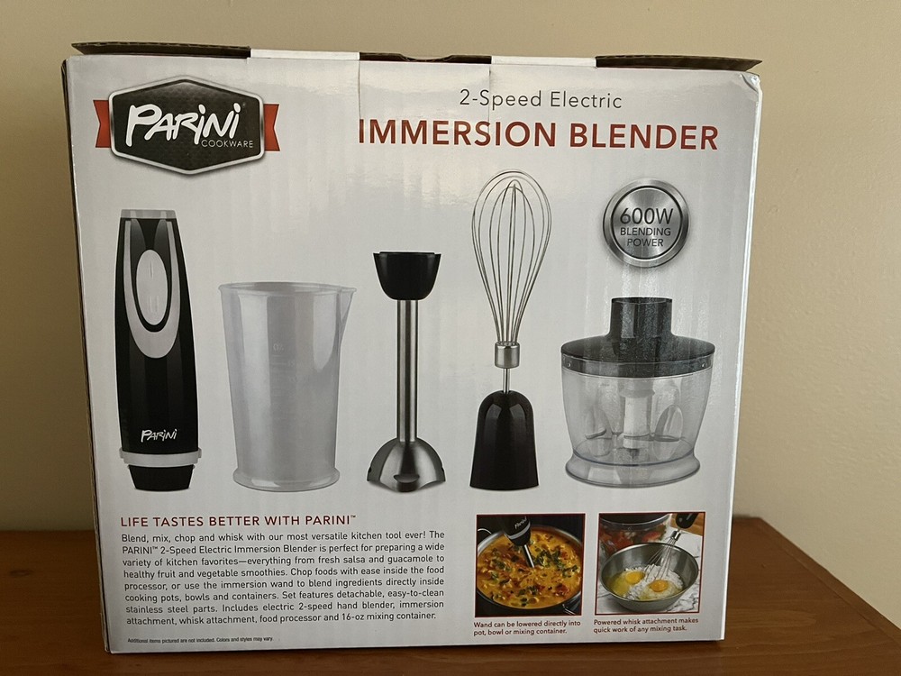 Immersion Blender 2-Speed Electeic Parini - NEW.