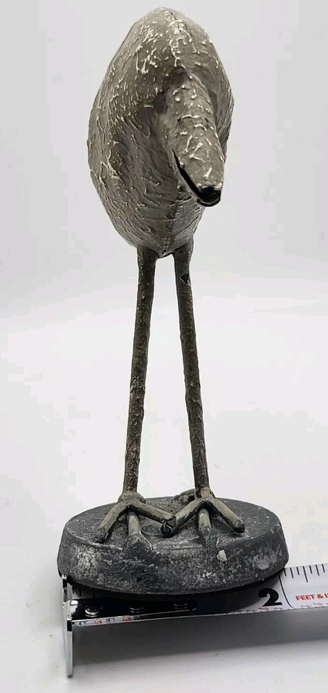 Rustic Farm House Primative Metal Bird Figurine