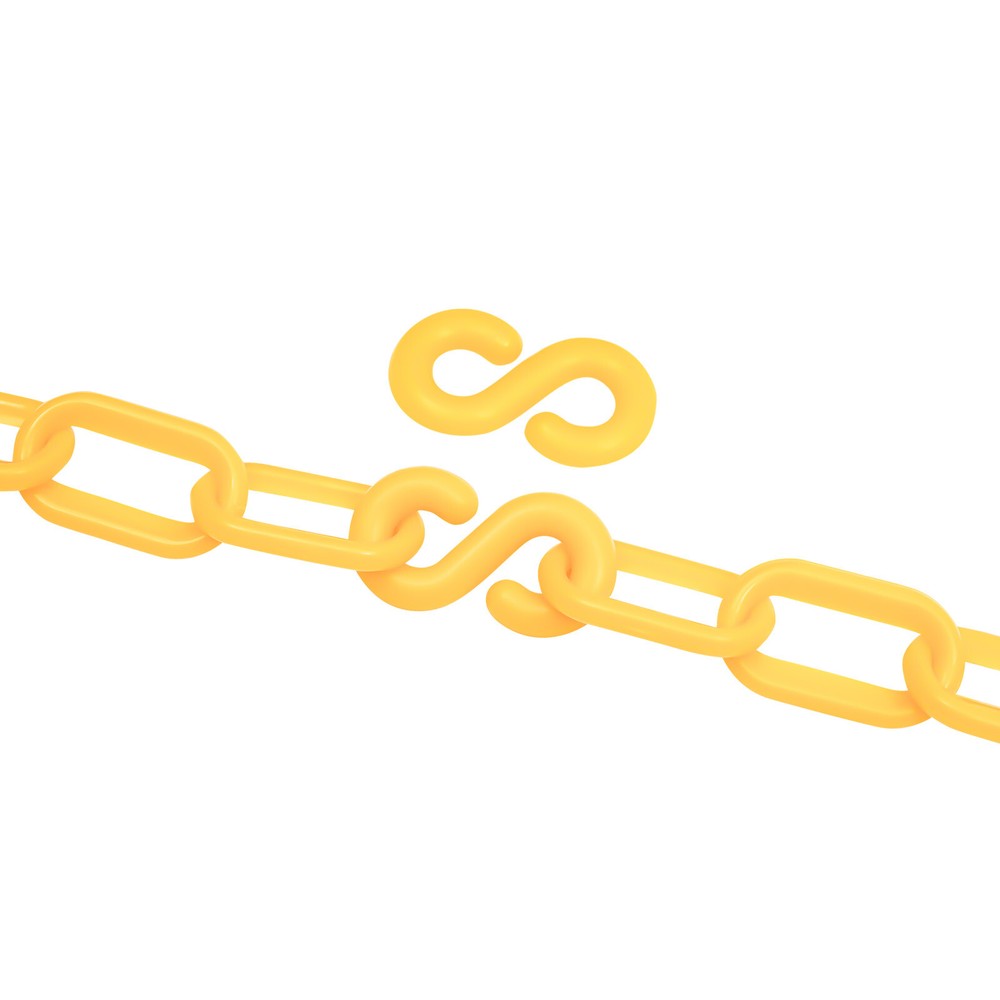 200ft Plastic Chain Orderly Segregation Space-saving Chain For Crowd Control