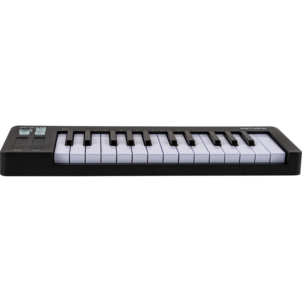 Arturia MicroLab mk3 25-Key USB-C MIDI Control Keyboard (Black)