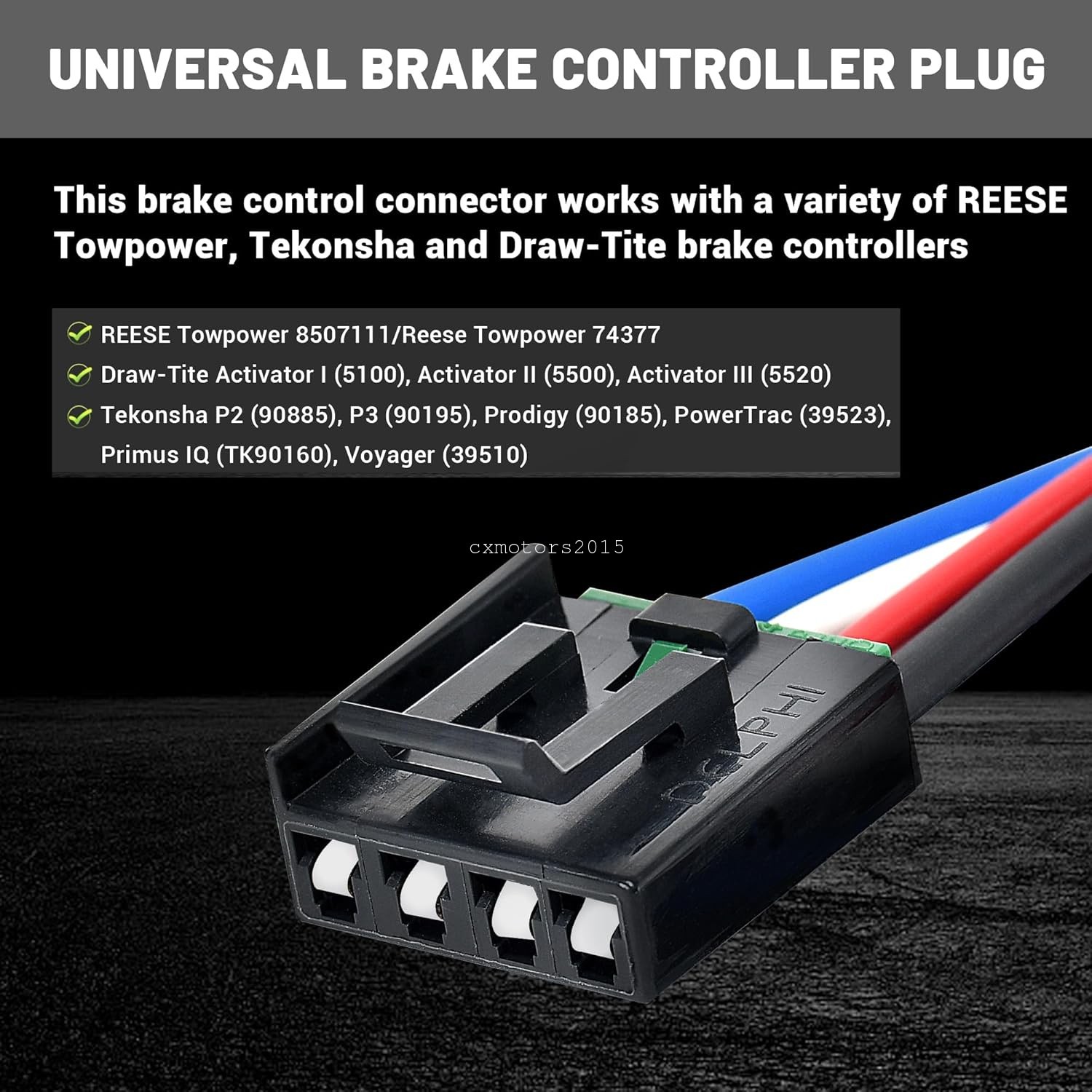 Trailer Brake Controller Wiring Harness For 03-07 GMC Chevy with Tekonsha P2 P3