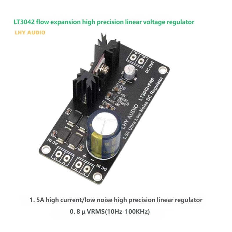 Low Noise High Precise Linear Regulated Power Supply Module For LT3042 1.5A