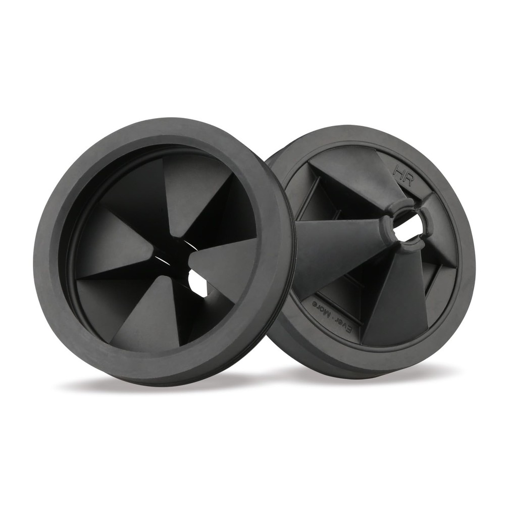2 Pcs Garbage Disposal Splash Guard Sink Baffle, 3 1/8" Black 3 2pack
