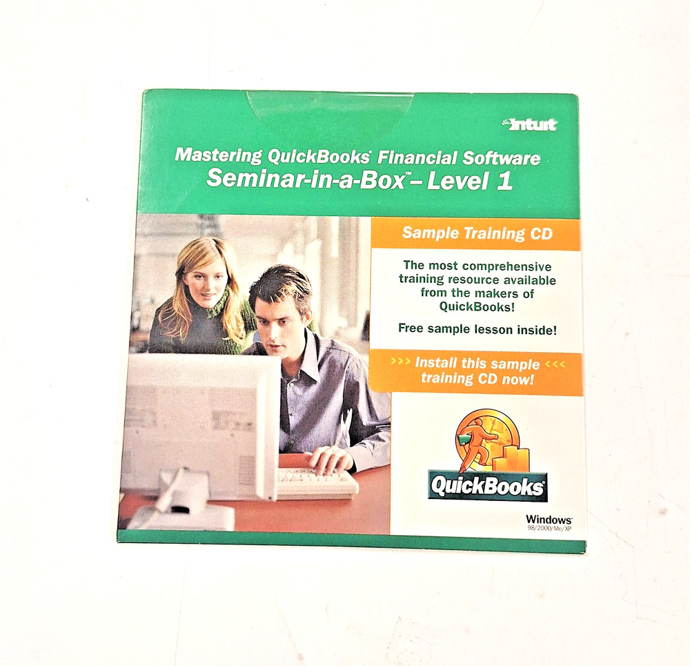 Intuit Mastering Quick Books Financial Software CD