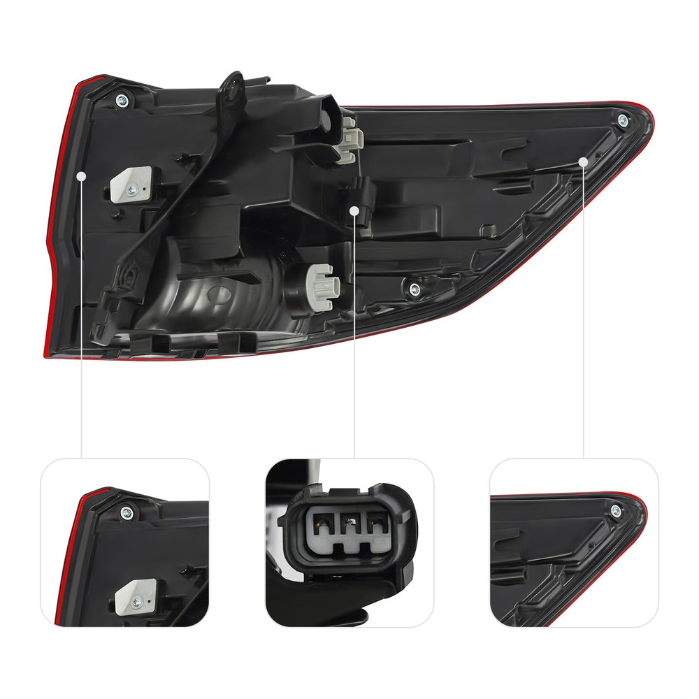 LED Outer Tail Light for MDX 2014-2020 33550TZ5A02 Left Right Side