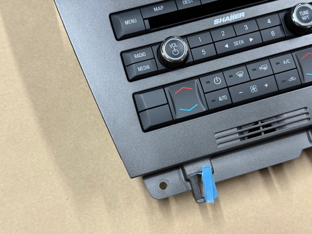 2013-2014 Ford Mustang GT500 Touch Screen Face Plate Radio Trim Piece 2011-2014