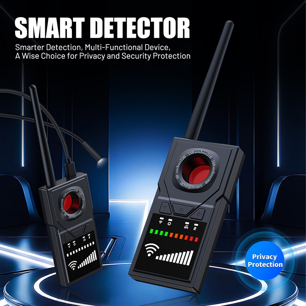 Wireless RF Detector Anti Spy Camera GSM GPS Bug Tracker Finder Scanner Device