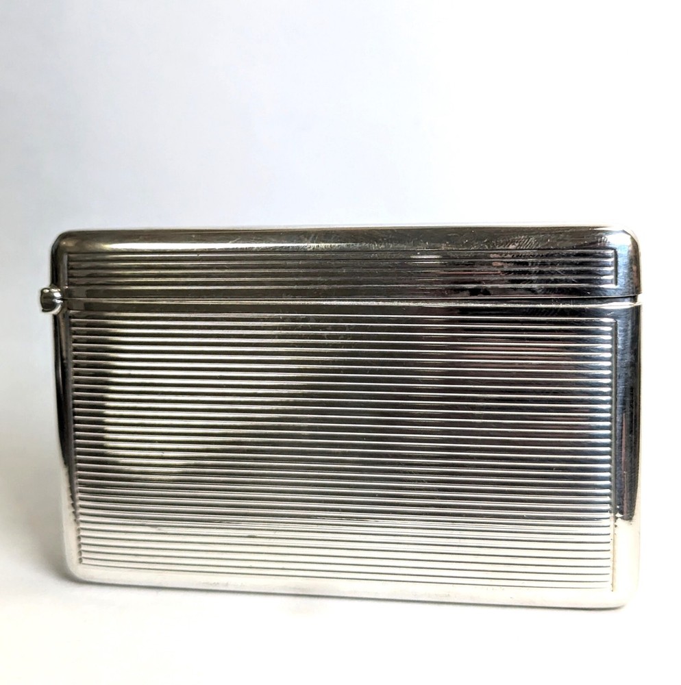 Sterling Silver Cigarette Case, Monogrammed