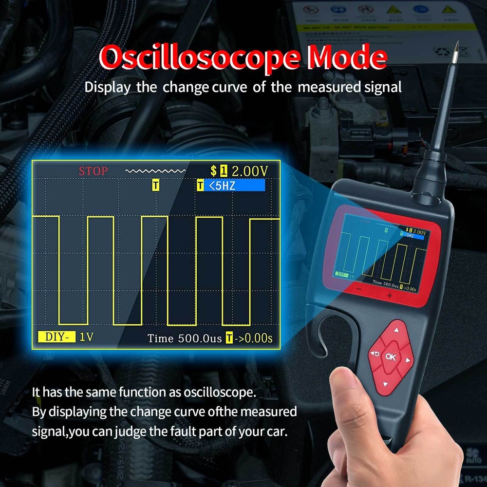 TopDiag P200 SMART HOOK Power Tester Probe Circuit Analyzer Multimeter Injector