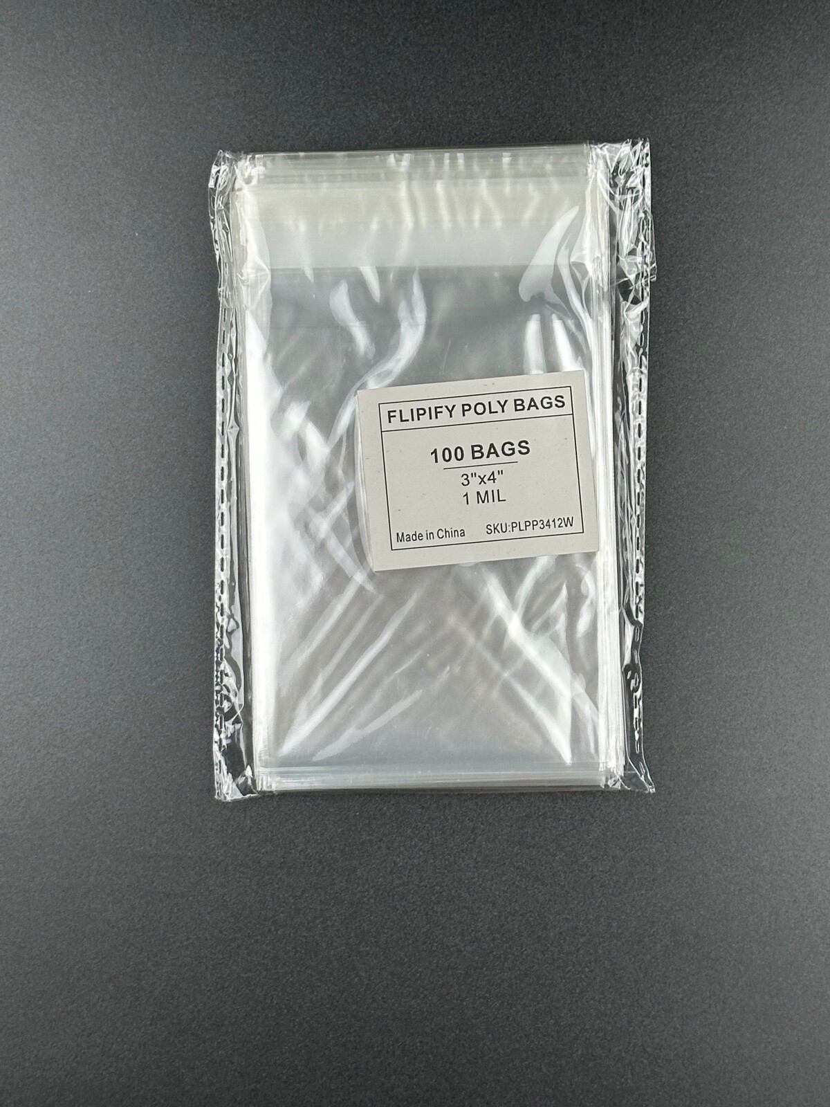 Clear Resealable Recloseable Self Seal Adhesive Cello Lip Tape Poly Plastic bags